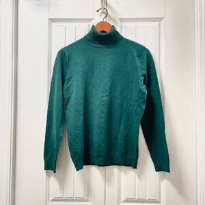 Vintage Turtleneck Sweater Green